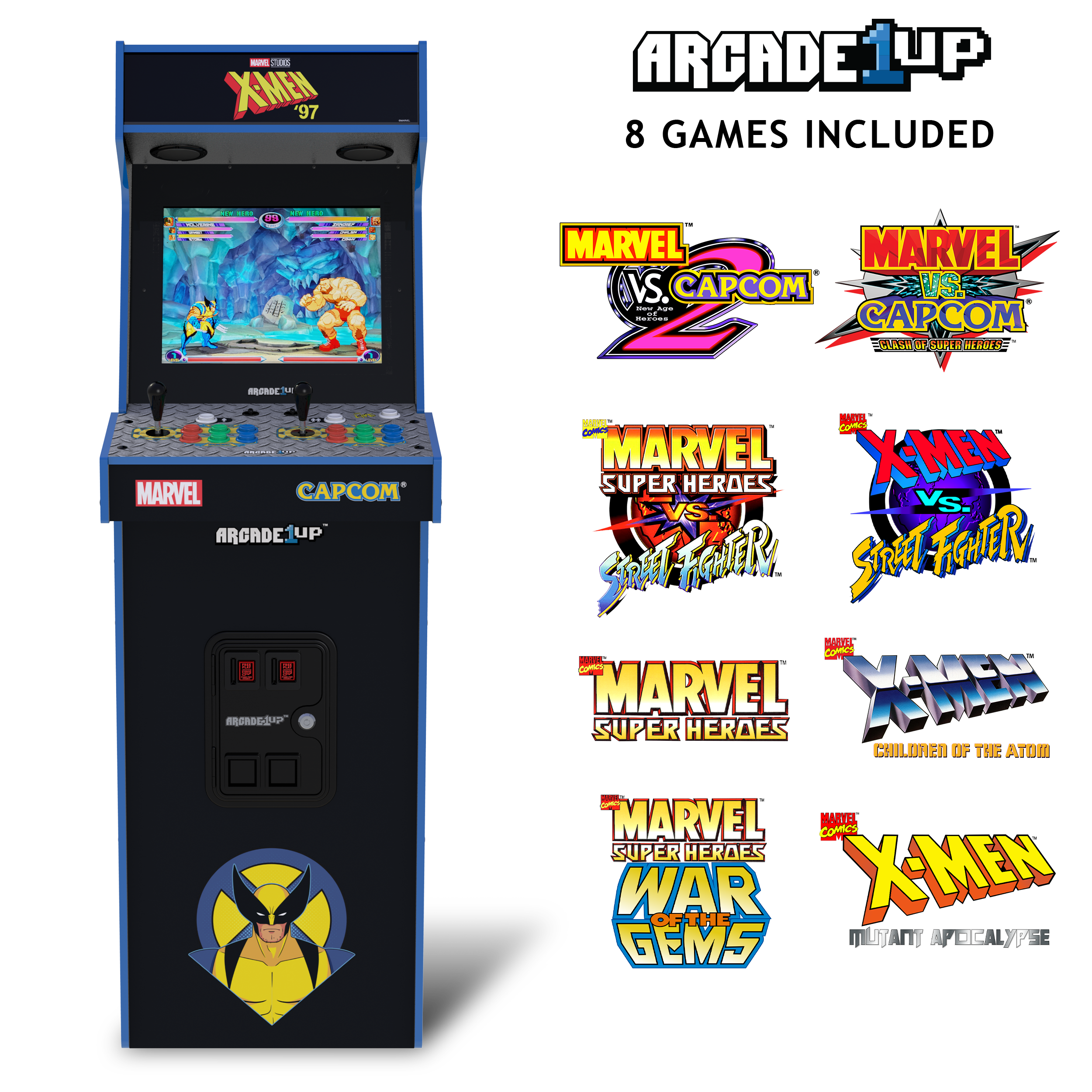 Borne Arcade1Up X-Men 97 Deluxe Arcade Machine