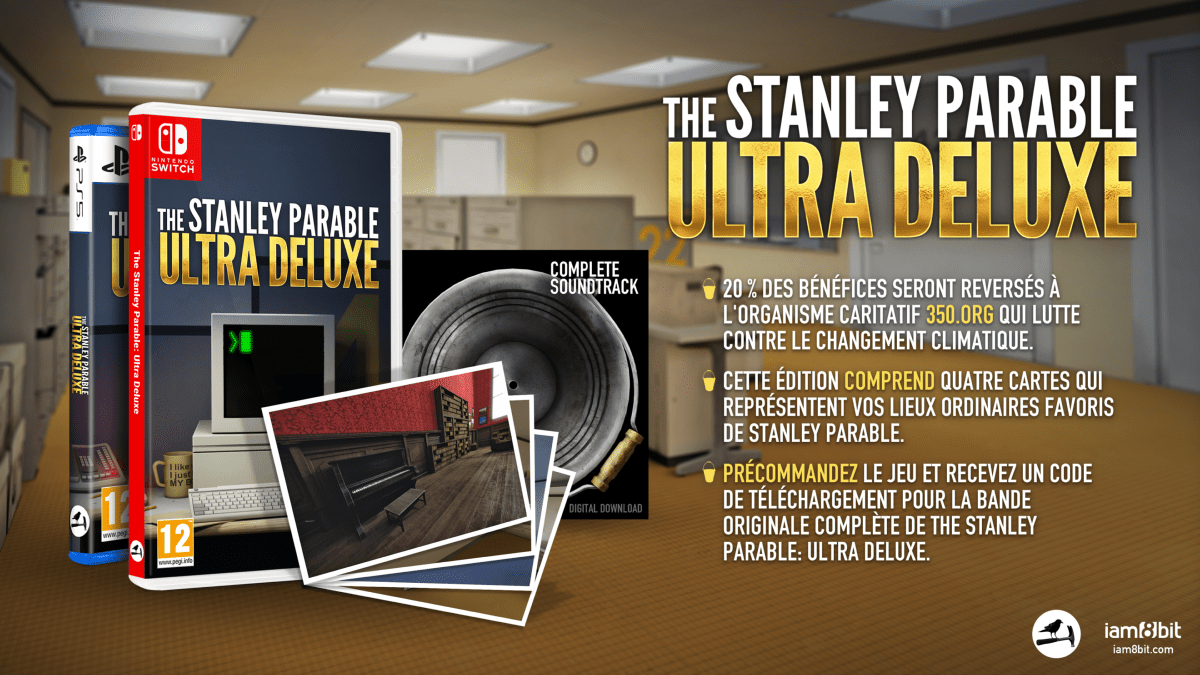 The Stanley Parable Ultra Deluxe PS5 - Jeux Vidéo Physique - iam8bit - Shop Just for Games