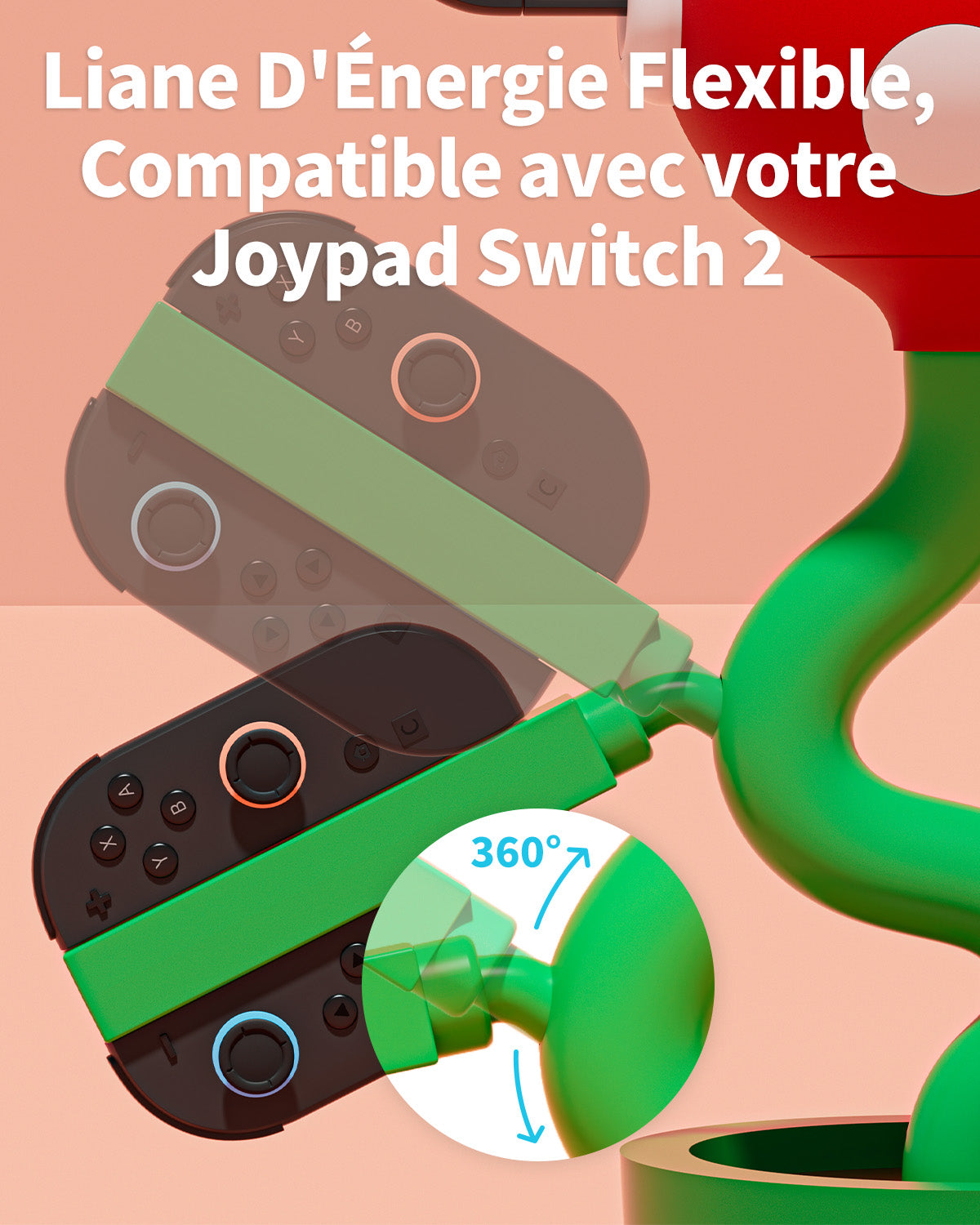 Plante Piranha pour Switch 2 - All-in-One Screen Casting & Station de Charge