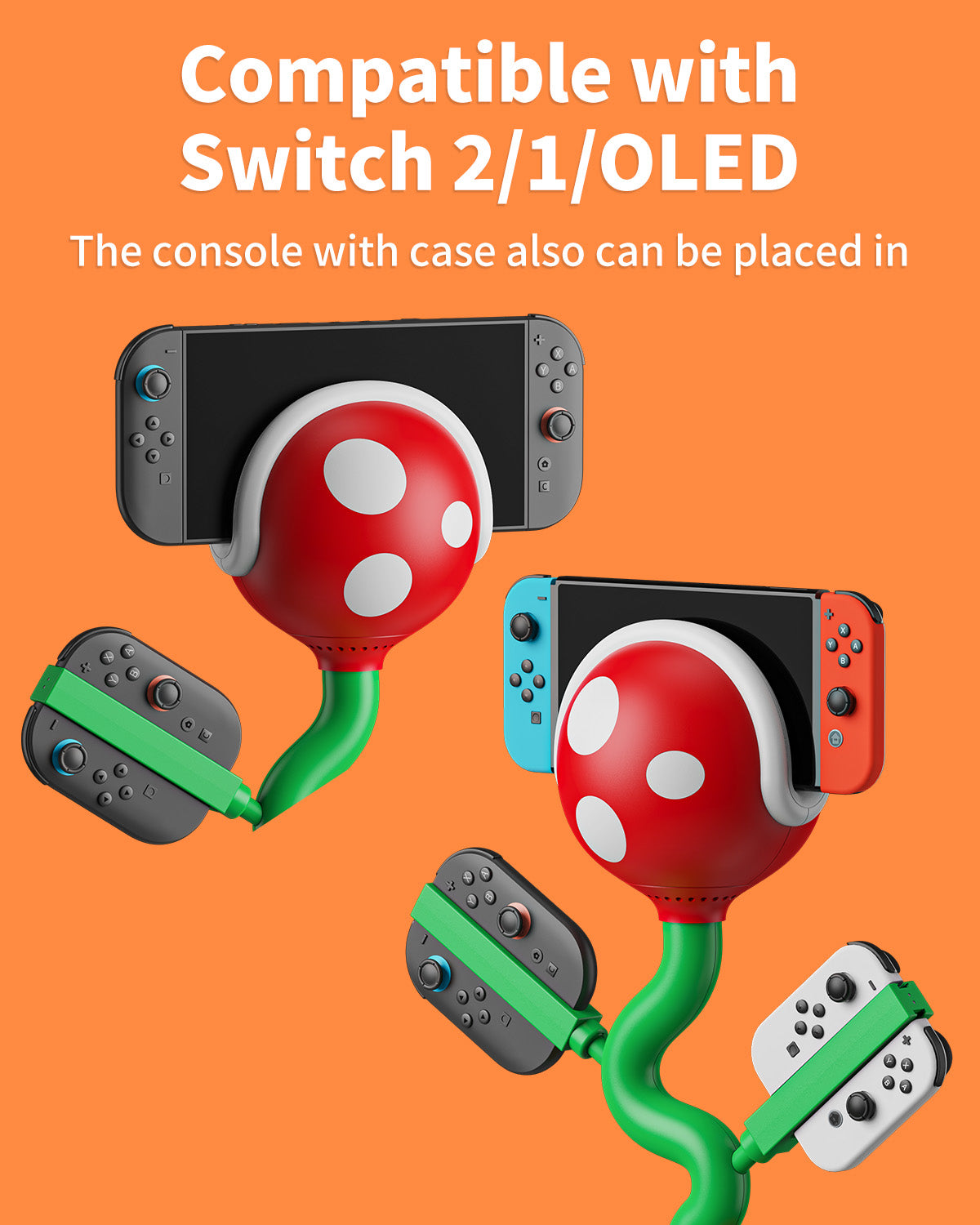 Plante Piranha pour Switch 2 - All-in-One Screen Casting & Station de Charge (Hybrid Charging Edition)