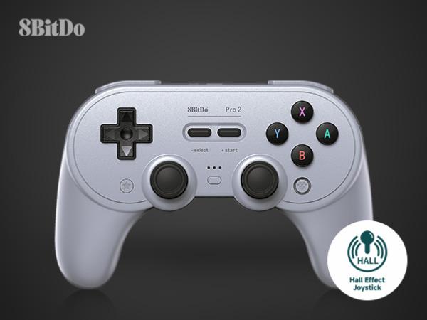 8BitDo PRO 2 Gamepad Hall Effect - Gray New Edition - Manettes - 8Bitdo - Shop Just for Games