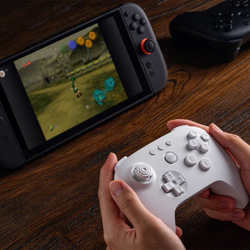 Manette 8BitDo 64 Bluetooth édition noire - Compatible Analogue 3D, Switch 1 et 2, PC, Mobile