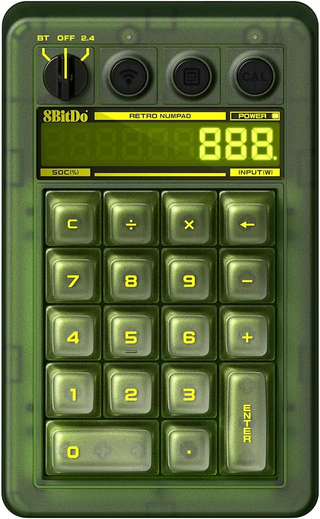 8BitDo Retro 18 Mechanical Numpad Xbox Edition