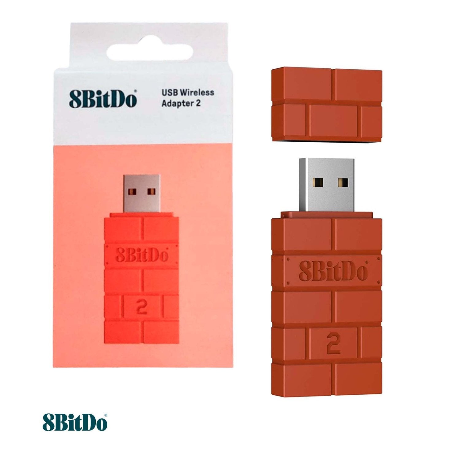 8Bitdo Adaptateur Wireless USB Version 2 pour Windows/Raspberry Pi/Steam Deck/Xbox/PS5/Nintendo Switch - Manettes - 8Bitdo - Shop Just for Games
