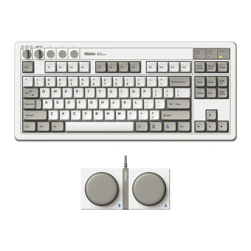 8BitDo Retro Mechanical Keyboard M Edition (Clavier Qwerty 87 touches - DISPOSITION ANSI / ANSI LAYOUT) - Claviers - 8Bitdo - Shop Just for Games