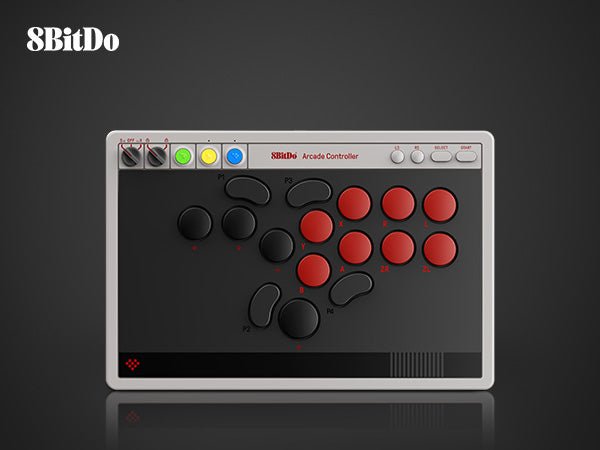 8Bitdo Arcade Controller Bluetooth/2.4G/USB pour Nintendo Switch et Windows - Manettes - 8Bitdo - Shop Just for Games