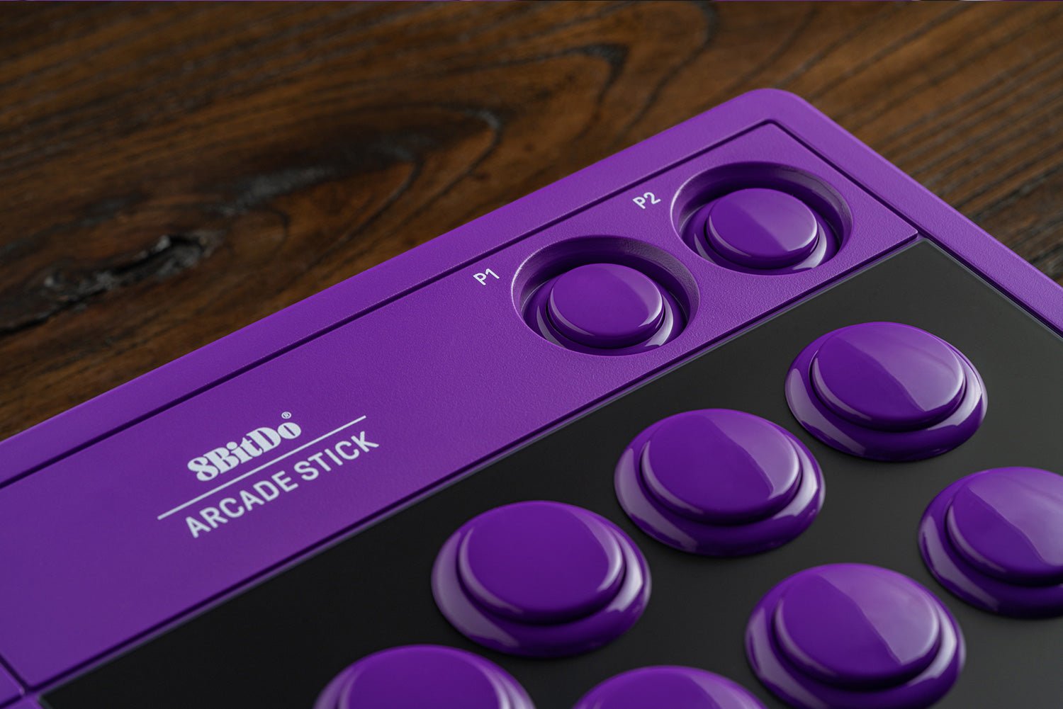8Bitdo Arcade Stick Purple Edition - Nintendo Switch 1 & 2 - PC Windows - Manettes - 8Bitdo - Shop Just for Games