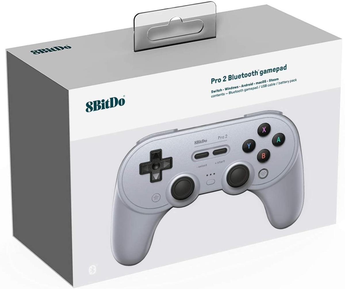 8bitdo Pro 2 Manette sans Fil Bluetooth - Gray Edition - Manettes - 8Bitdo - Shop Just for Games