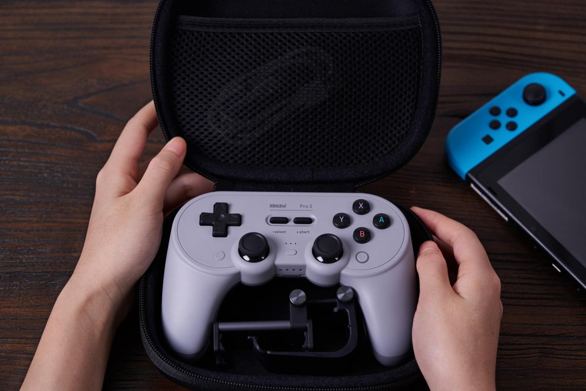 8bitdo Pro 2 Manette sans Fil Bluetooth - Gray Edition - Manettes - 8Bitdo - Shop Just for Games