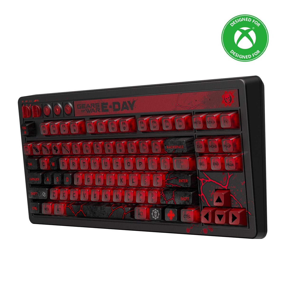 8Bitdo Retro 87 Mechanical Keyboard, Gears of War: E-Day - ANSI US Layout - Claviers - 8Bitdo - Shop Just for Games