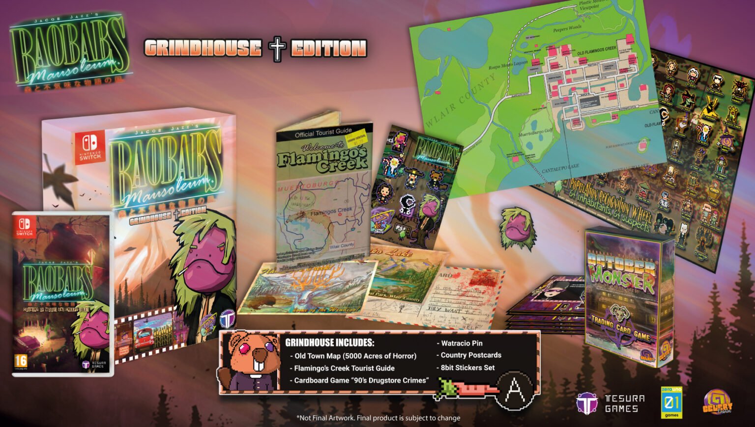 Baobabs Mausoleum Grindhouse Edition Nintendo SWITCH - Jeux Vidéo Physique - TESURA - Shop Just for Games