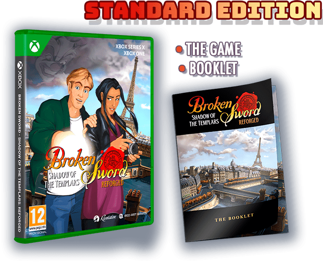 Les Chevaliers de Baphomet - L'ombre des templiers : Reforged Xbox Series X / Xbox One - Jeux Vidéo Physique - Red Art Games - Shop Just for Games