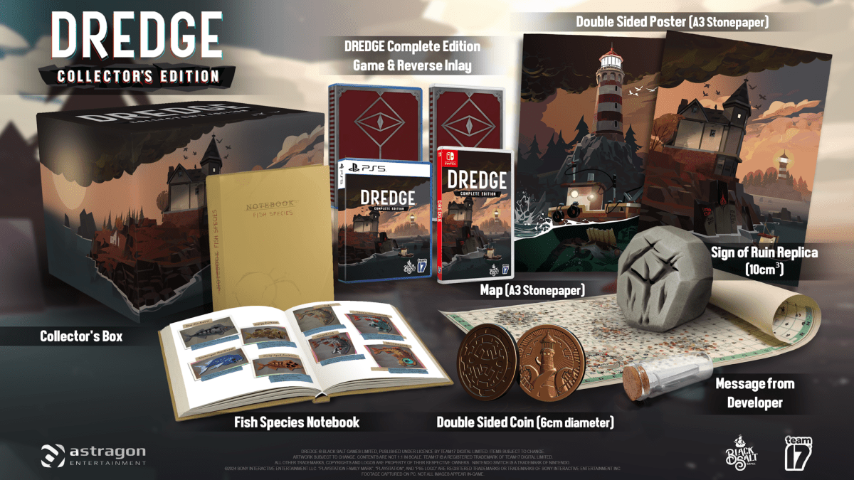 DREDGE Complete Collector's Edition Playstation 5 - Jeux Vidéo Physique - Fireshine - Shop Just for Games