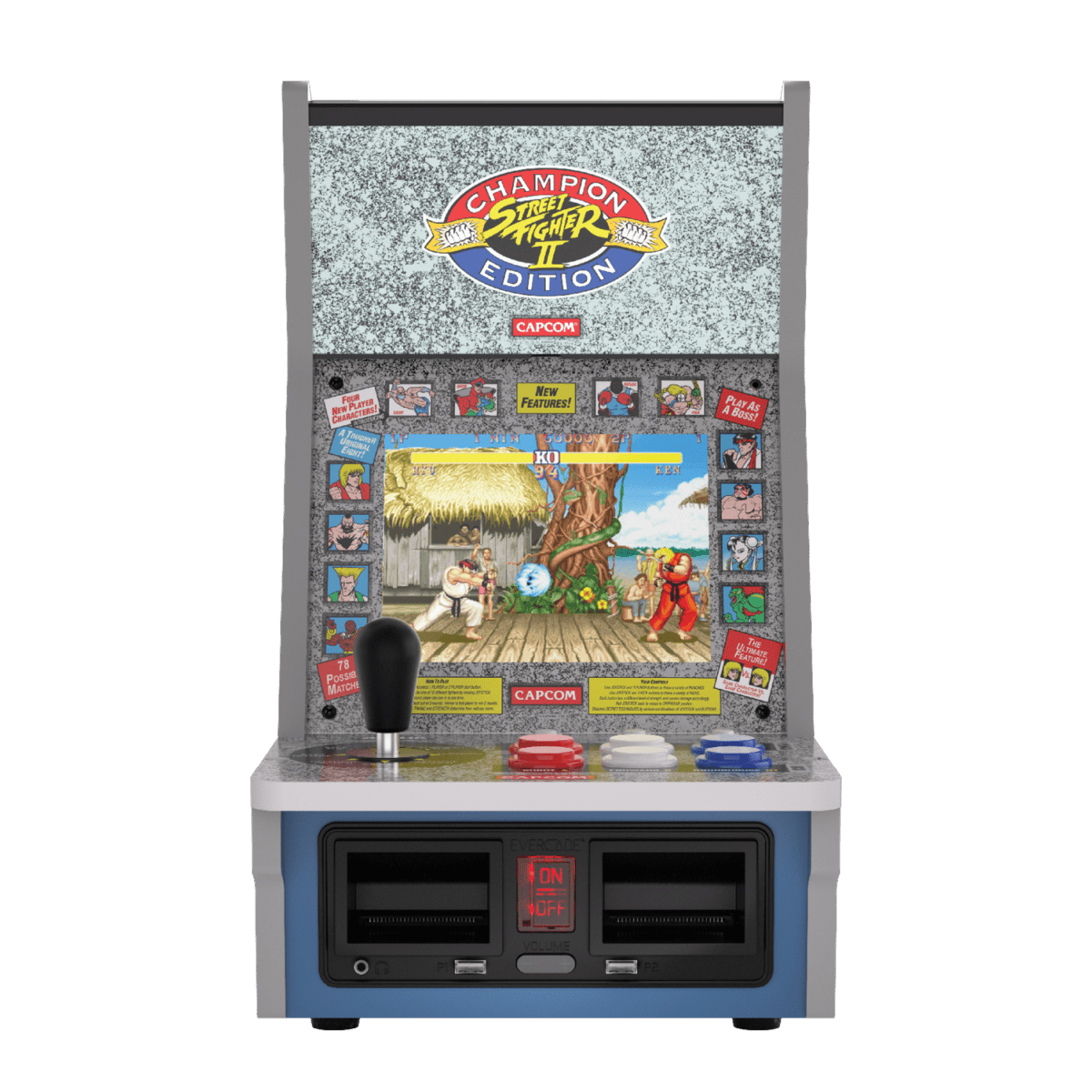 Evercade Alpha Street Fighter Bartop Arcade - Borne arcade - Evercade - Shop Just for Games