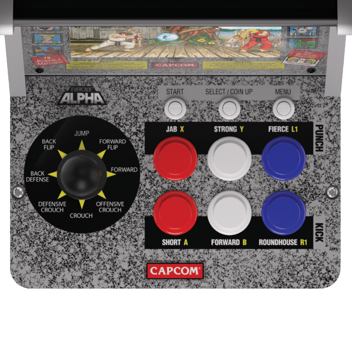 Evercade Alpha Street Fighter Bartop Arcade - Borne arcade - Evercade - Shop Just for Games
