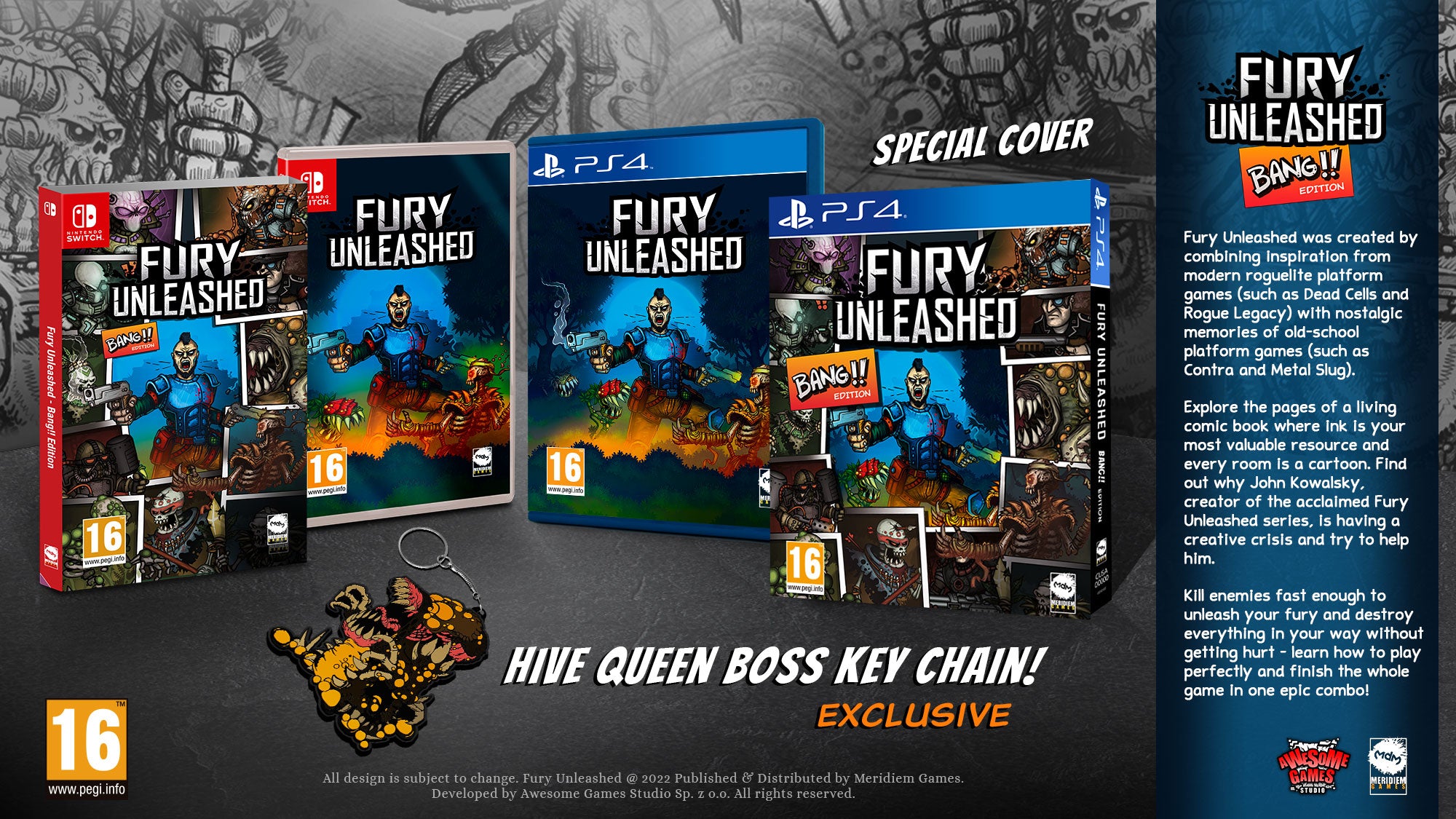 Fury Unleashed BANG!! Edition PS4 - Jeux Vidéo Physique - Meridiem - Shop Just for Games