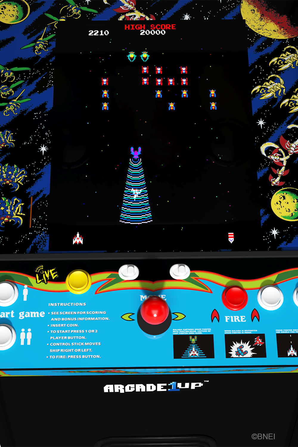 Borne Arcade1Up GALAGA Deluxe Arcade Machine