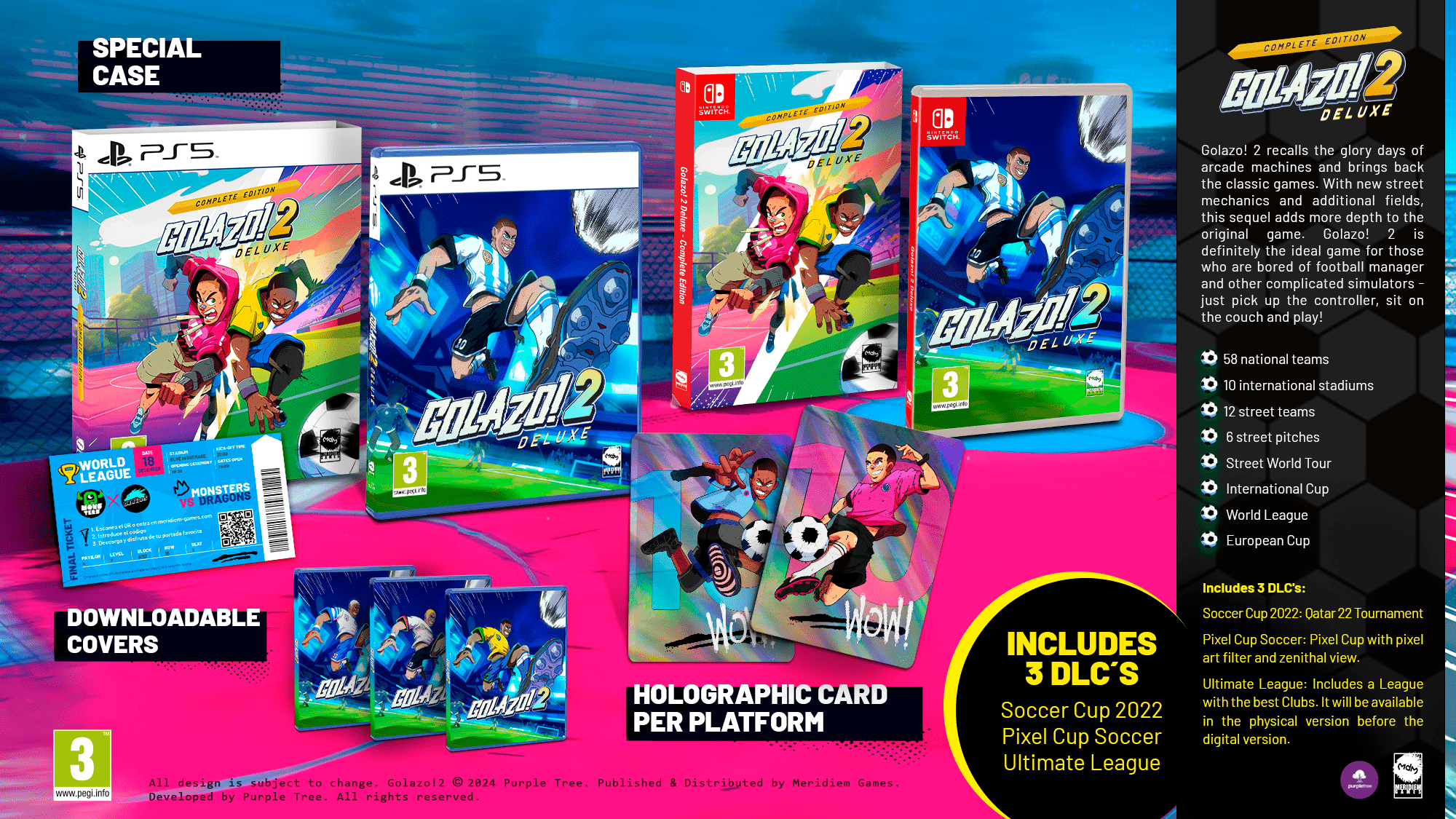 Golazo! 2 Deluxe Complete Edition SWITCH - Jeux Vidéo Physique - Meridiem - Shop Just for Games