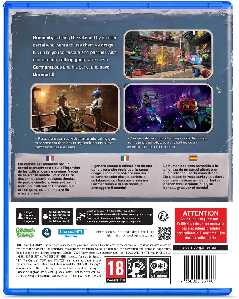High On Life "Game Of The Year" Playstation 5 - (High On Knife included) - Jeux Vidéo Physique - Clear River Games - Shop Just for Games