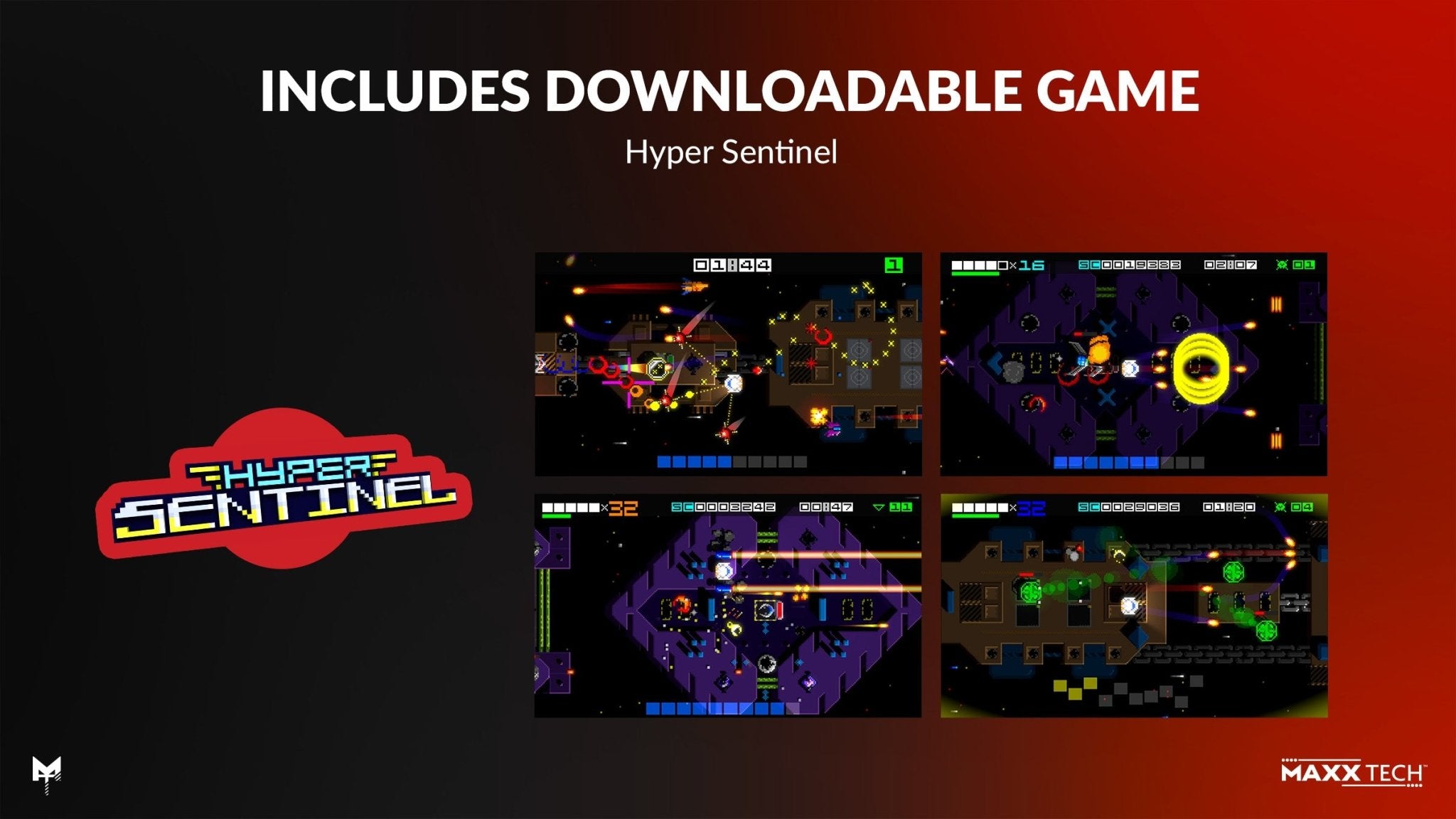 Maxx Tech Housse Premium pour Switch 1 & 2 + Jeu Hyper Sentinel Nintendo Switch (Code de Téléchargement Uniquement) - Accessoires - MAXX TECH - Shop Just for Games