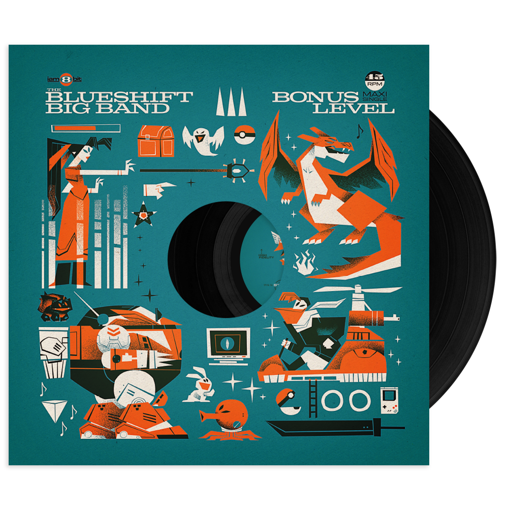 Joystick Jazz: The Blueshift Big Band Plays Iconic Video Game Hits (BONUS LEVEL) Vinyle 1LP
