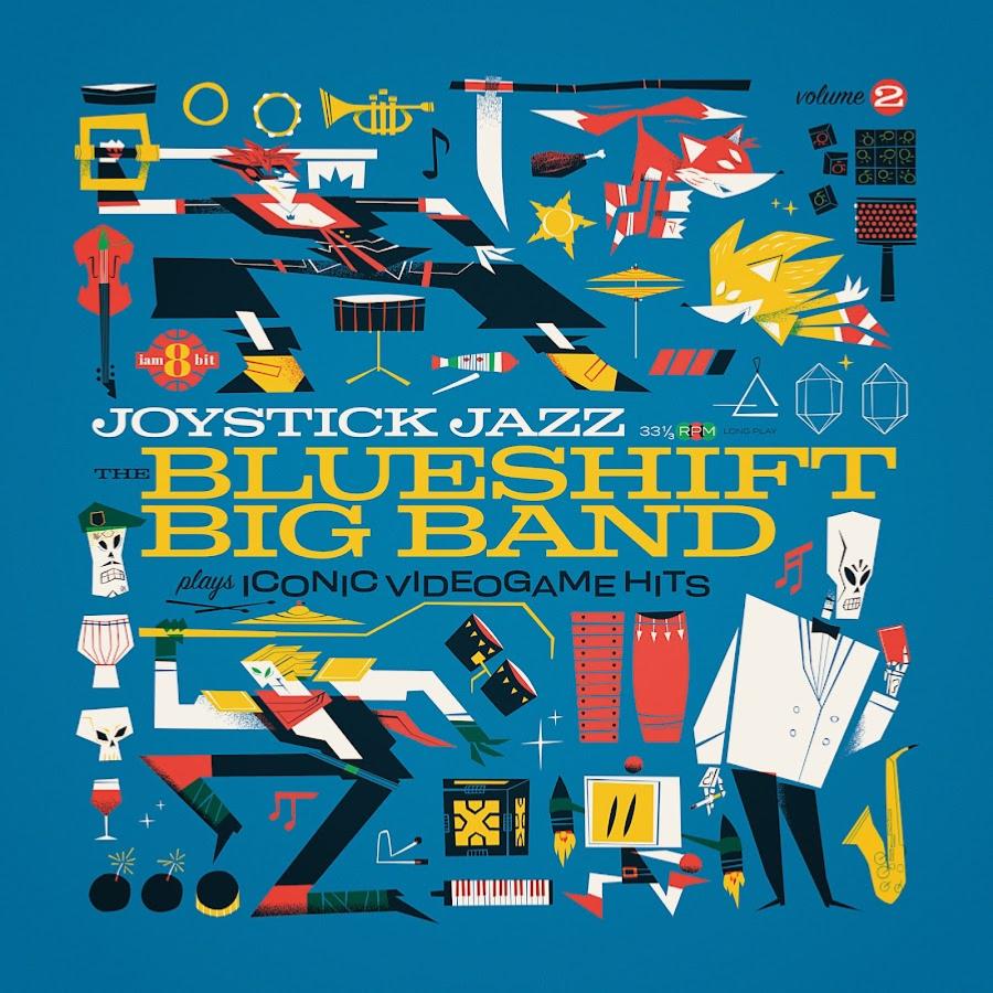 Joystick Jazz: The Blueshift Big Band Plays Iconic Video Game Hits (Vol. 2) 1LP - Vinyles - iam8bit - Shop Just for Games