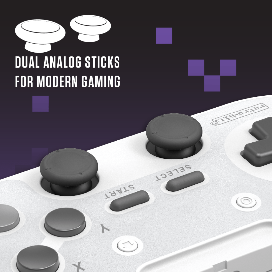 Retro - Bit Legacy 16 sans fil & USB - Grise (Dongles USB & SNES inclus) - Manettes - retro - bit - Shop Just for Games