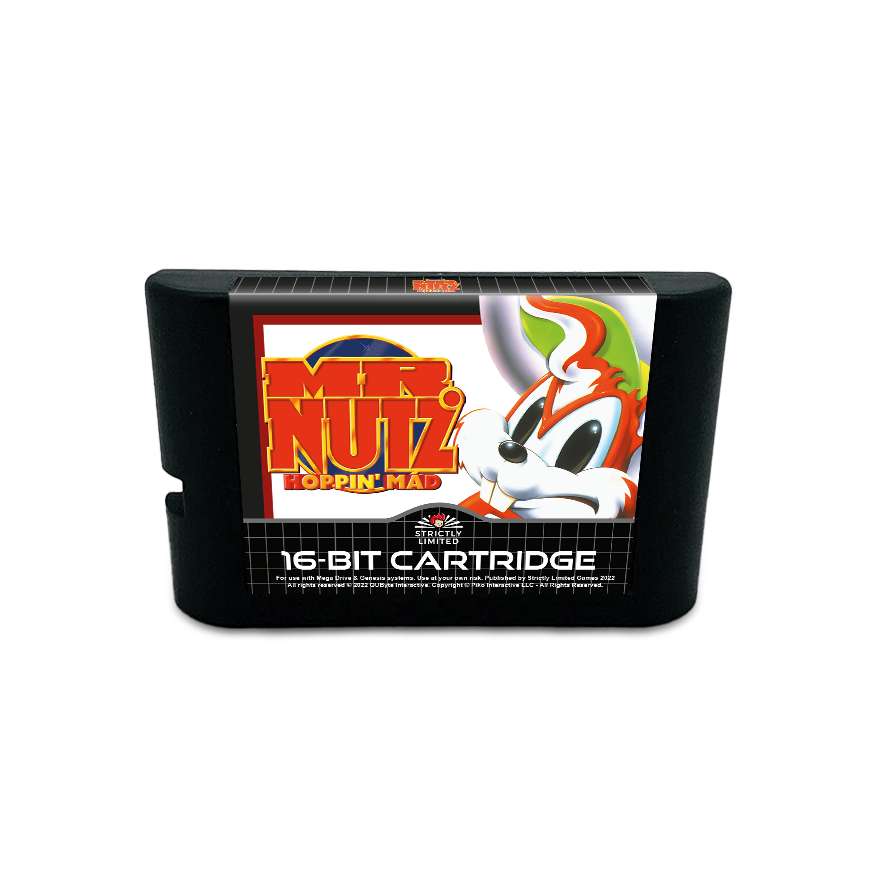 Mr. Nutz 2 Hoppin Mad Sega Genesis NTSC US - Streng limitiert