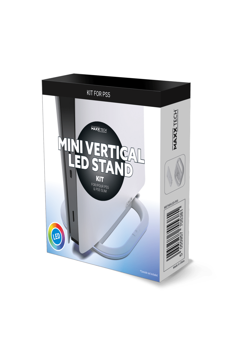 Mini Vertical LED Stand KIT PS5 - Accessoires - MAXX TECH - Shop Just for Games