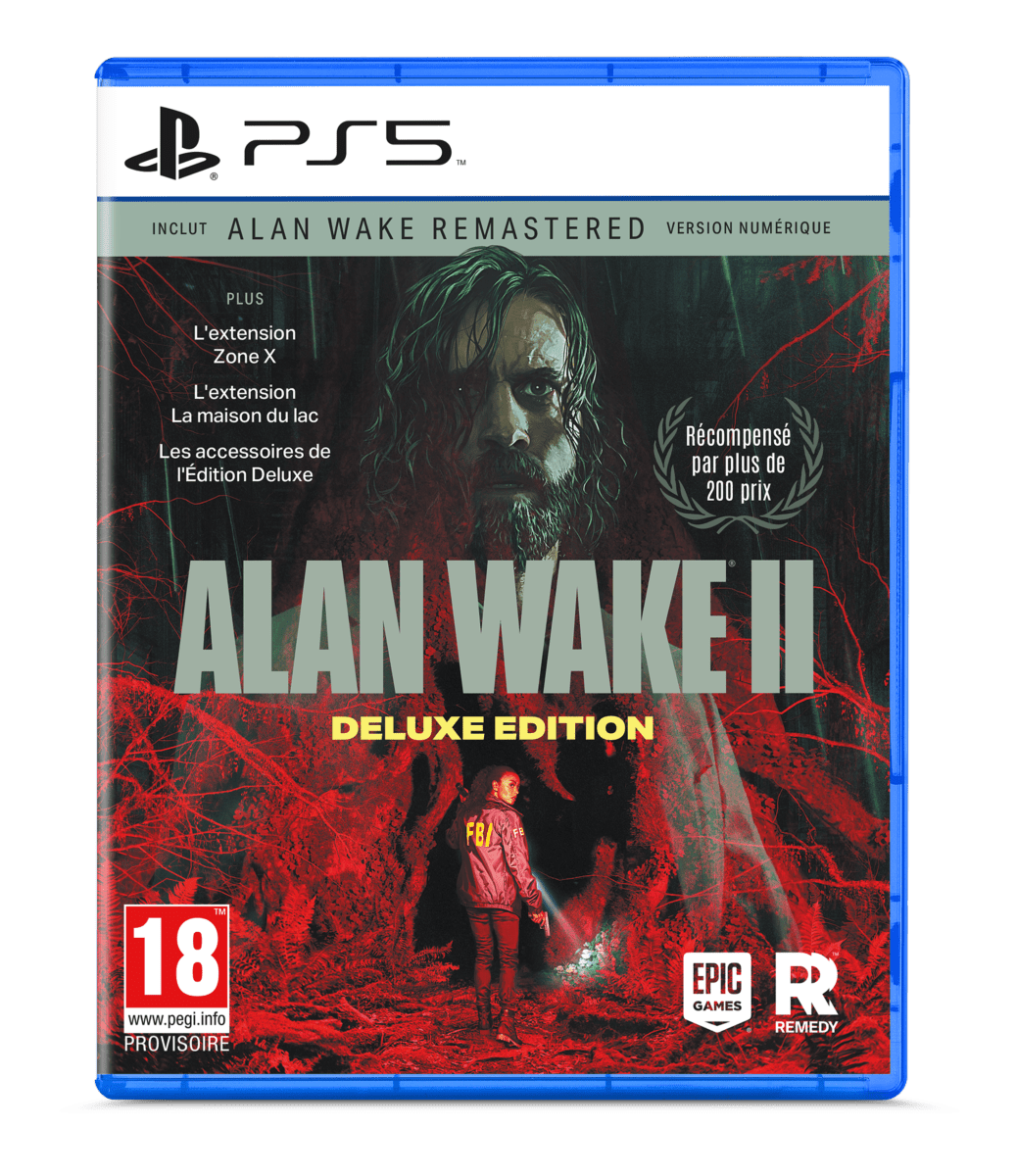 Alan Wake 2 Deluxe Edition PS5 - Jeux Vidéo Physique - Epic Games - Shop Just for Games