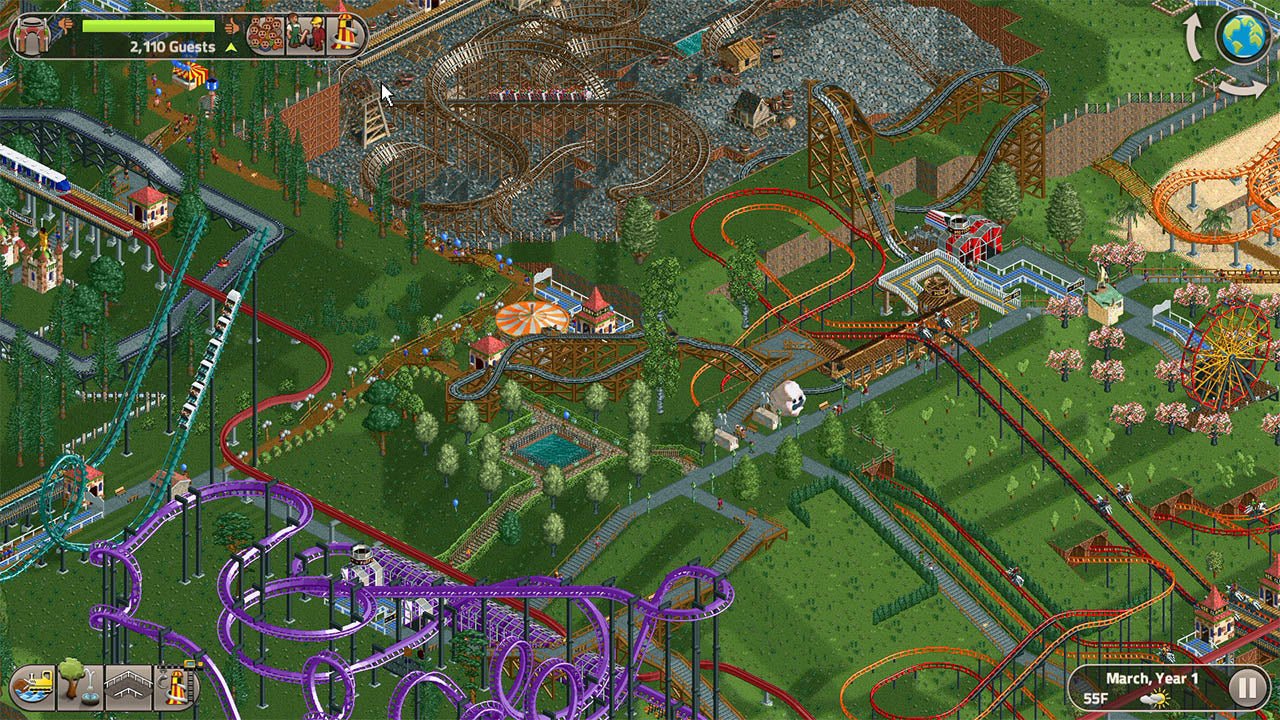 RollerCoaster Tycoon Classic Nintendo Switch - Jeux Vidéo Physique - Atari - Shop Just for Games