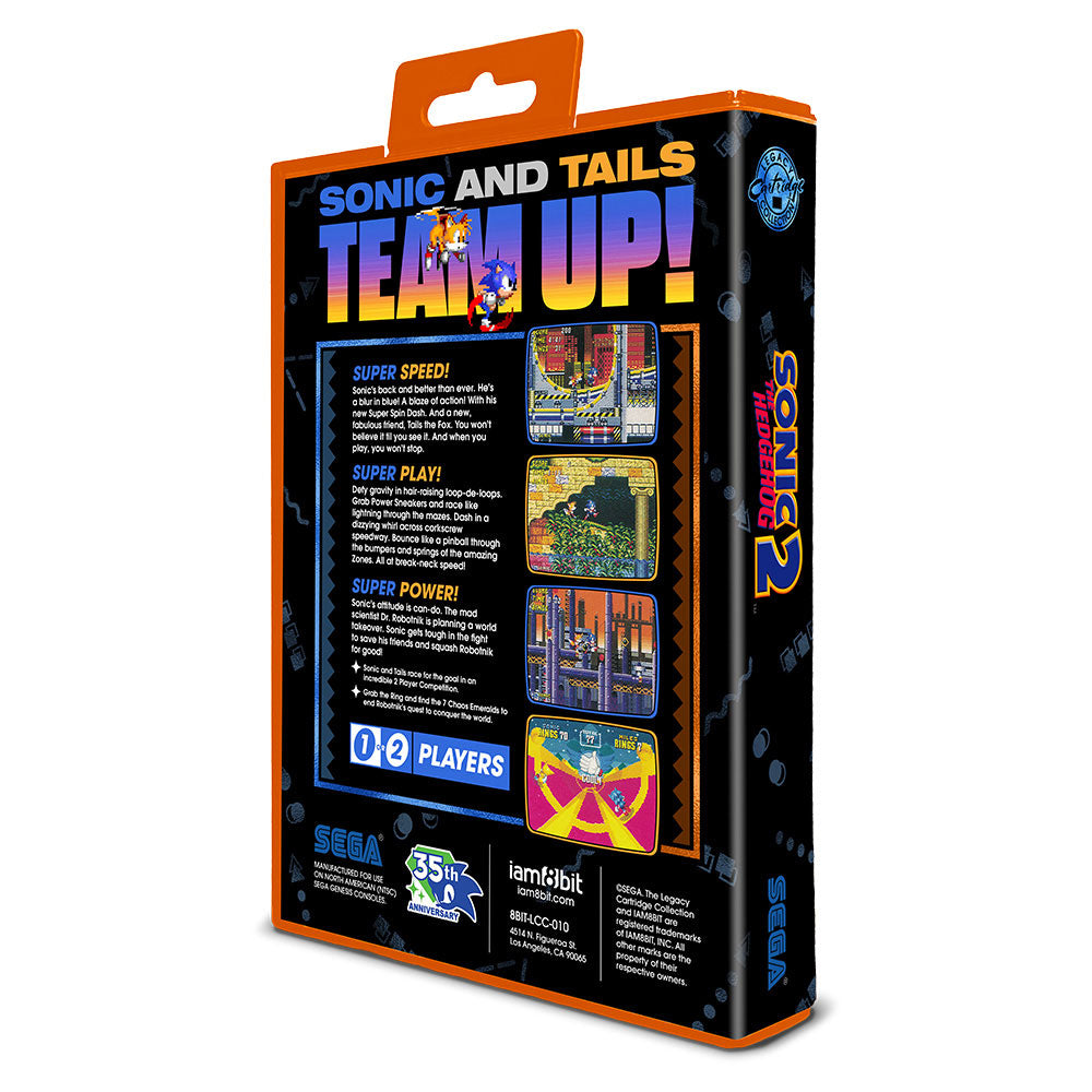 Sonic the Hedgehog 2 - 35th Anniversary Legacy Collection - Cartouche GENESIS NTSC - iam8bit
