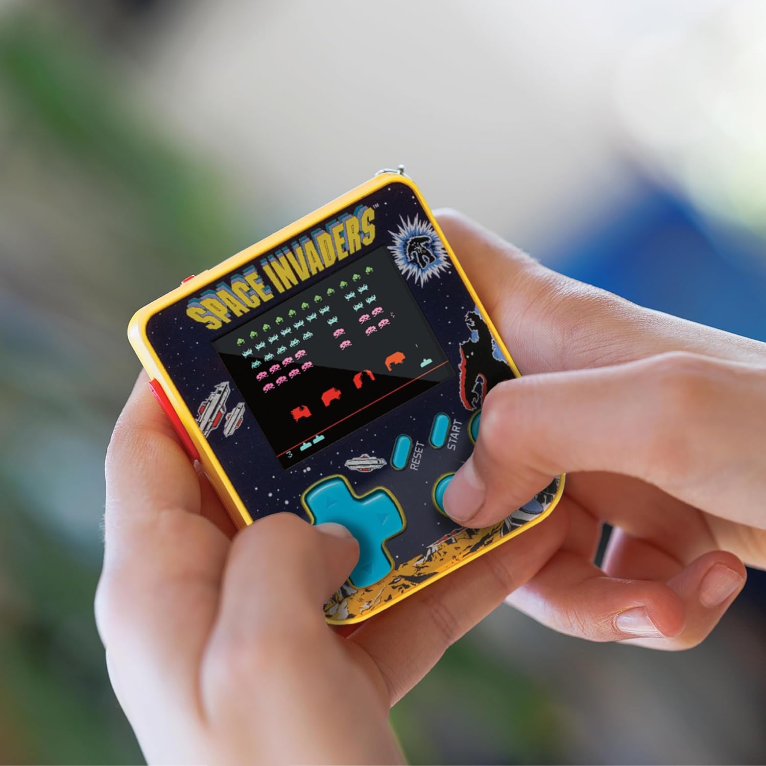 Super Micro Space Invaders Porte Clefs Gamer