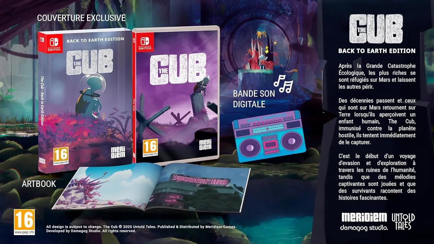 The Cub Back to Earth Edition SWITCH - Jeux Vidéo Physique - Meridiem - Shop Just for Games