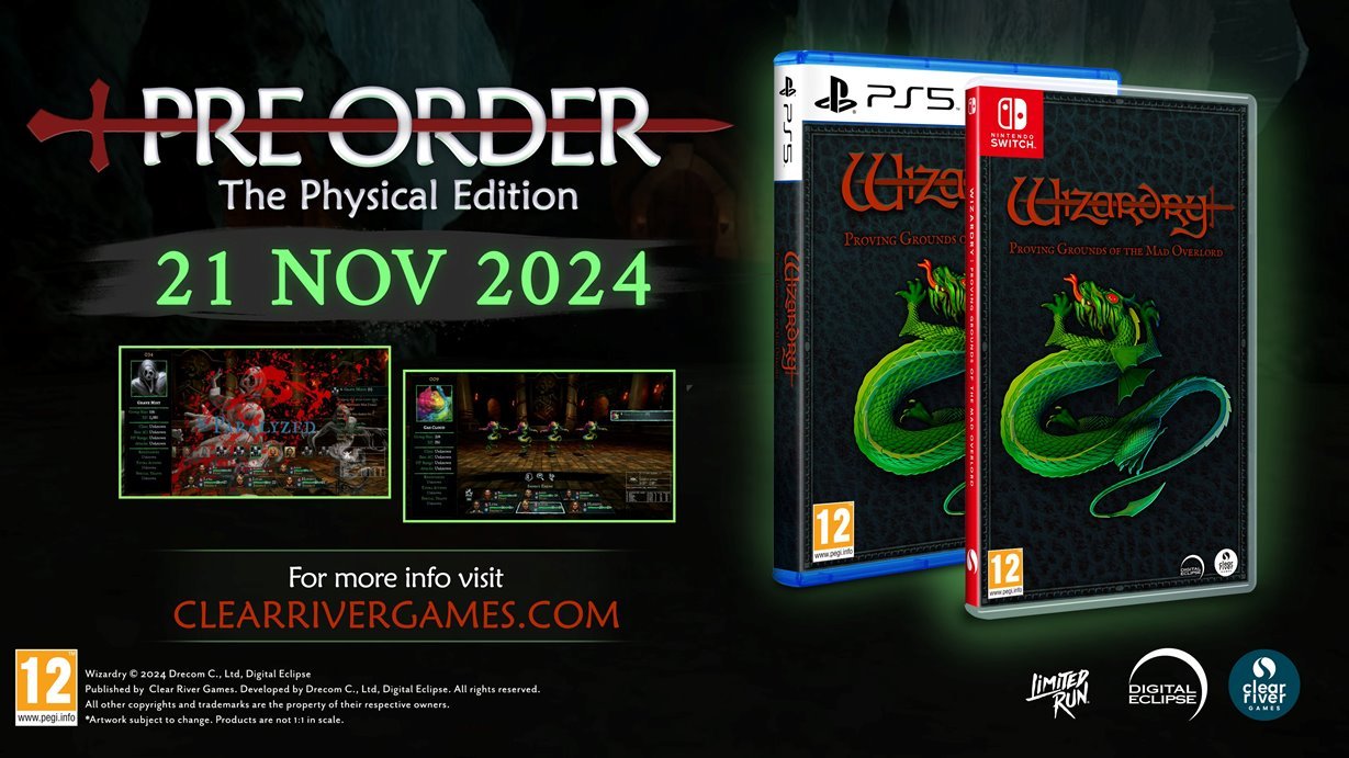 Wizardry Proving Grounds of the Mad Overlord Playstation 5 - Jeux Vidéo Physique - Clear River Games - Shop Just for Games