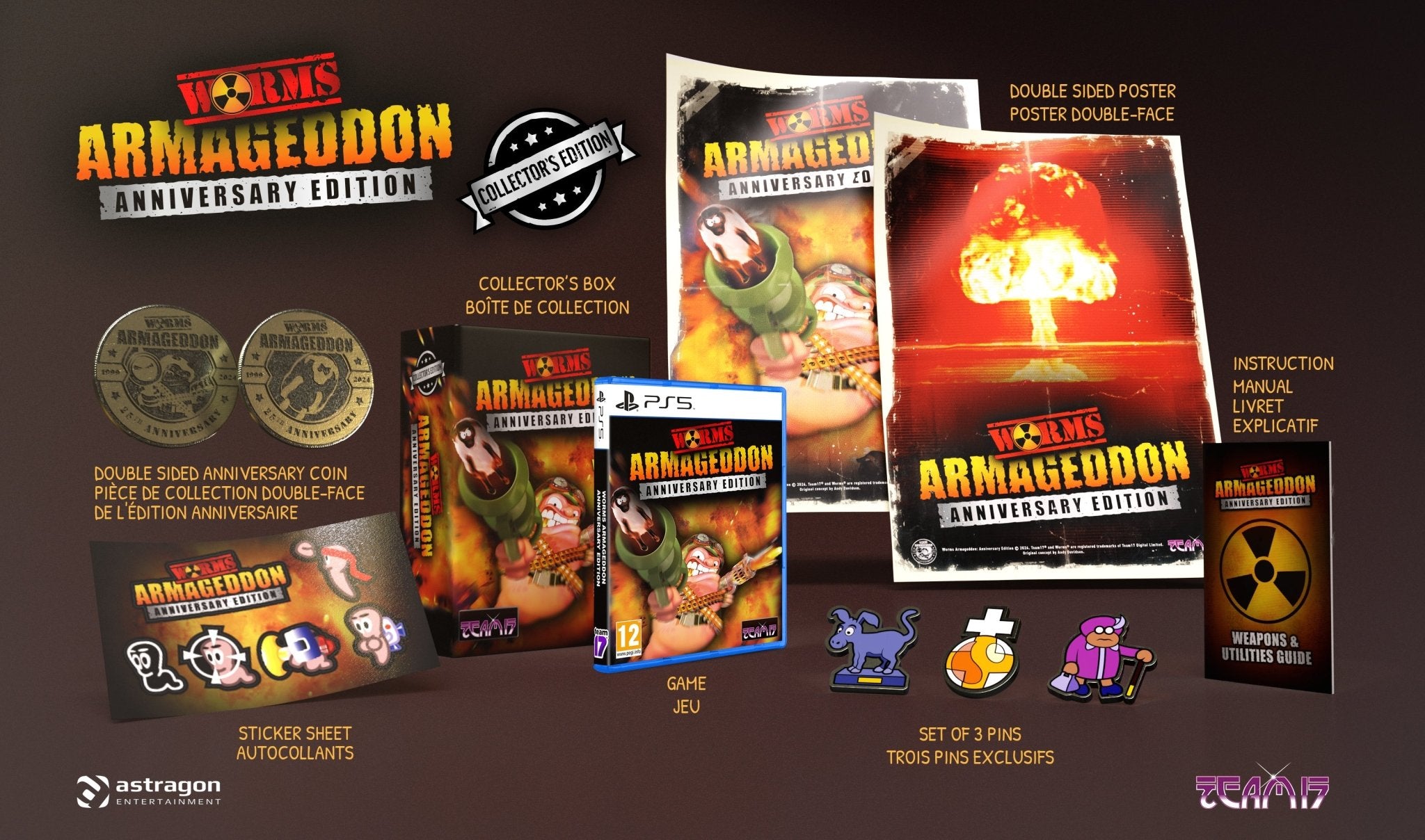 Worms Armageddon Anniversary Collector's Edition PS5 - Jeux Vidéo Physique - Team 17 - Shop Just for Games