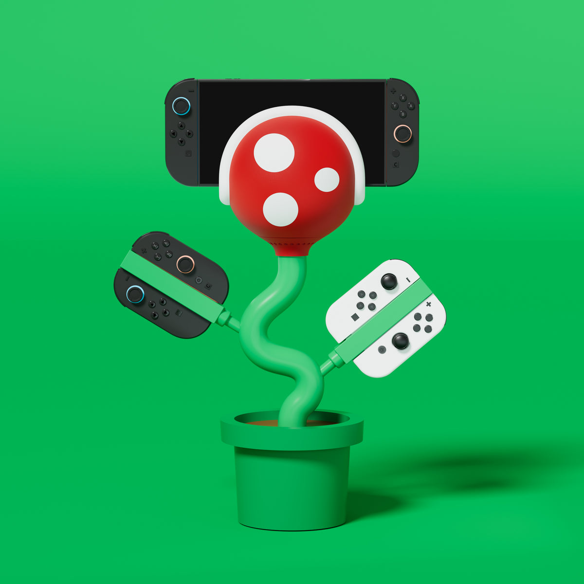 Plante Piranha pour Switch 2 - All-in-One Screen Casting & Station de Charge (Hybrid Charging Edition)