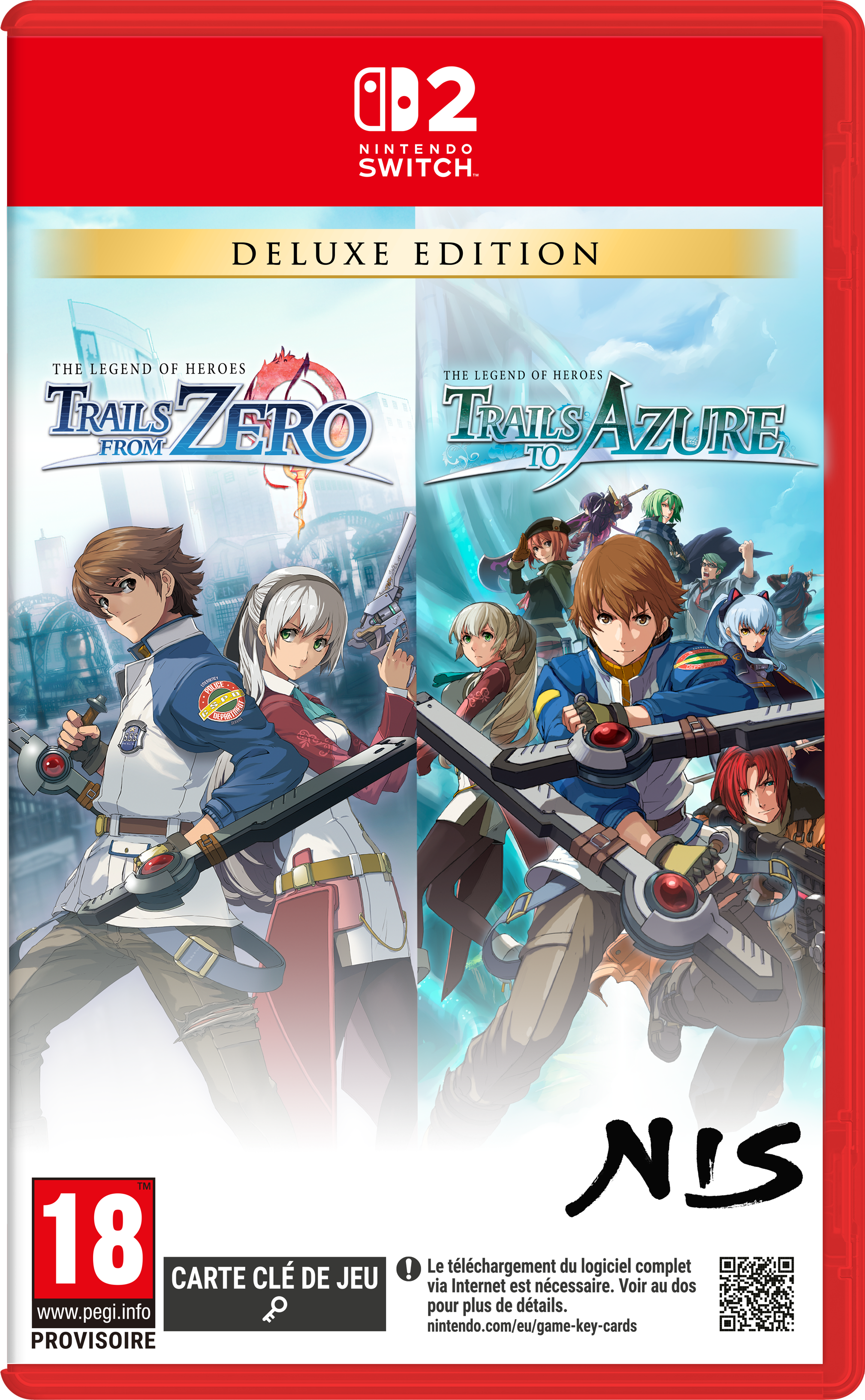 The Legends of Heroes: Trails from Zero + Trails to Azure Deluxe Edition Switch 2