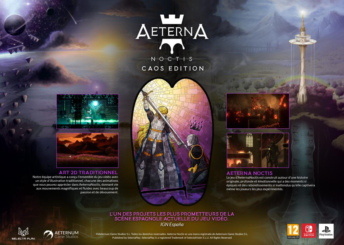 Aeterna Noctis CAOS Edition PS4 - Jeux Vidéo Physique - SELECTA PLAY - Shop Just for Games