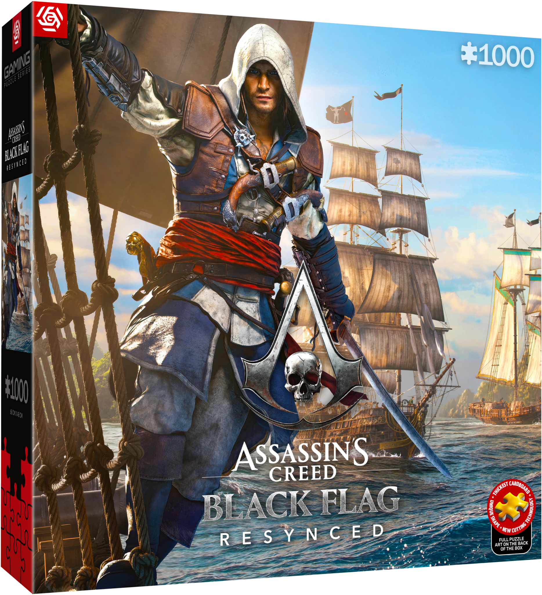 Assassin's Creed Black Flag Resynced Puzzle 1000 pièces - Puzzles - CENEGA - Shop Just for Games