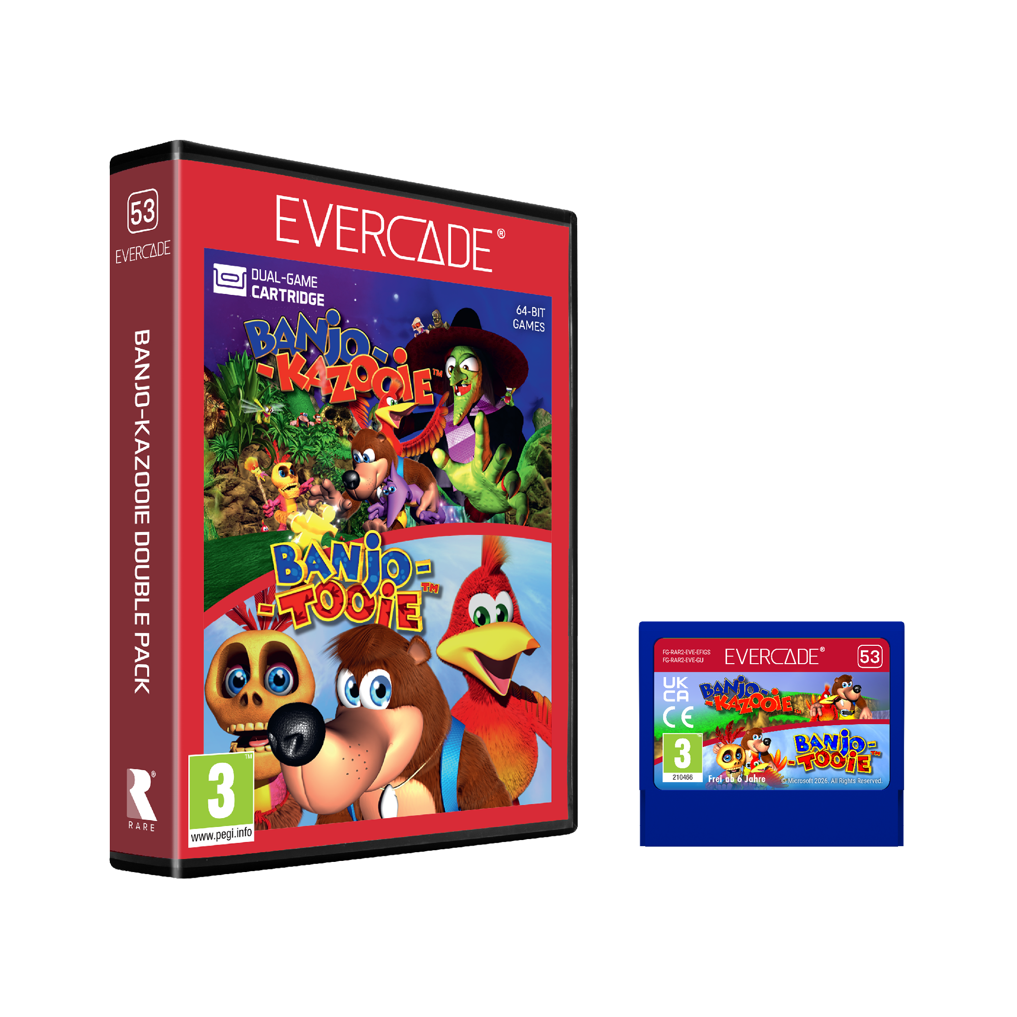 Blaze Evercade - Banjo-Kazooie Double Pack - Cartouche n°53 - Jeux Rétro - Evercade - Shop Just for Games