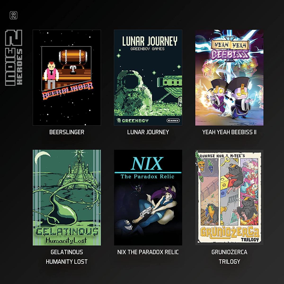 Blaze Evercade - Indie Heroes Collection 2 - Cartouche n° 28 - Jeux Rétro - Evercade - Shop Just for Games