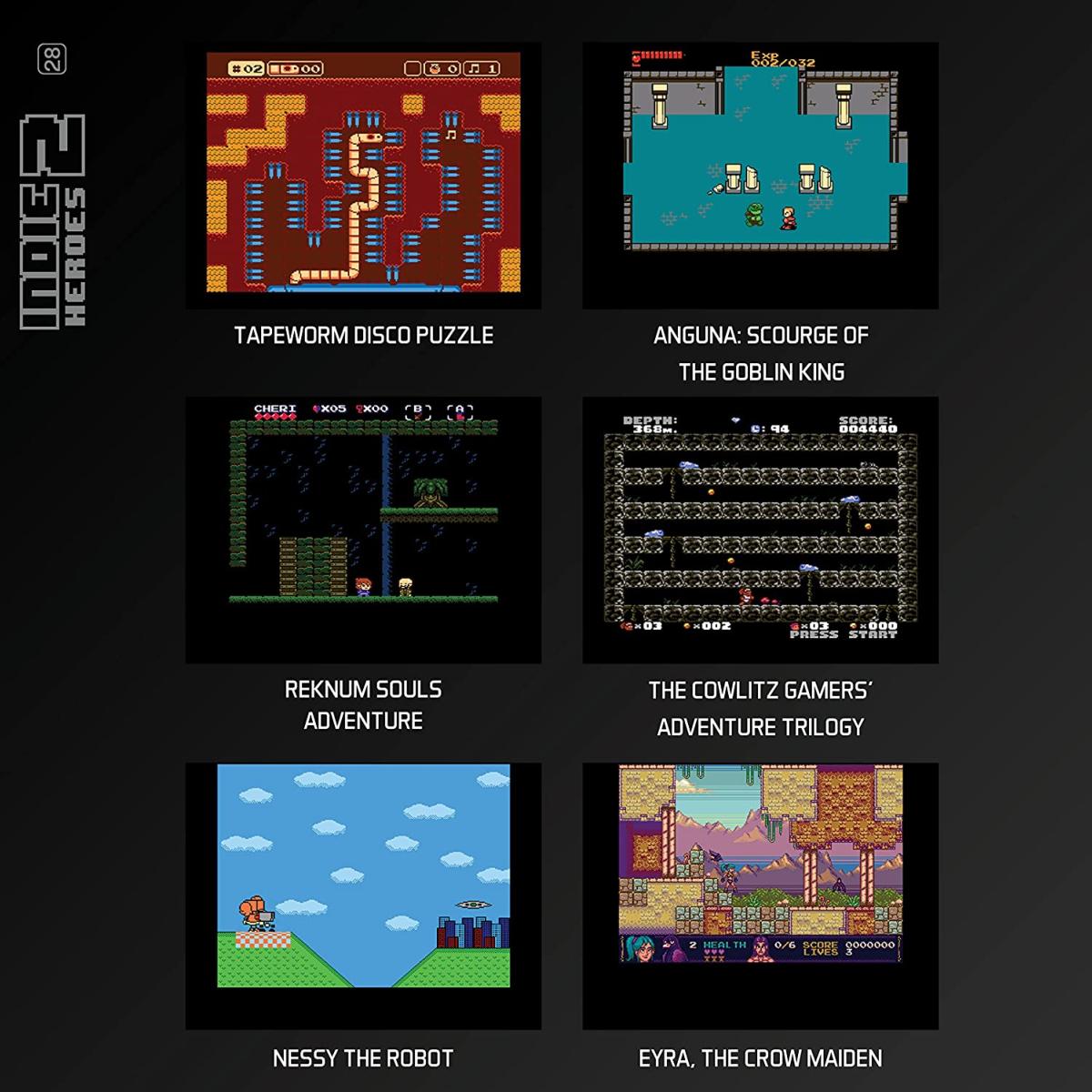 Blaze Evercade - Indie Heroes Collection 2 - Cartouche n° 28 - Jeux Rétro - Evercade - Shop Just for Games