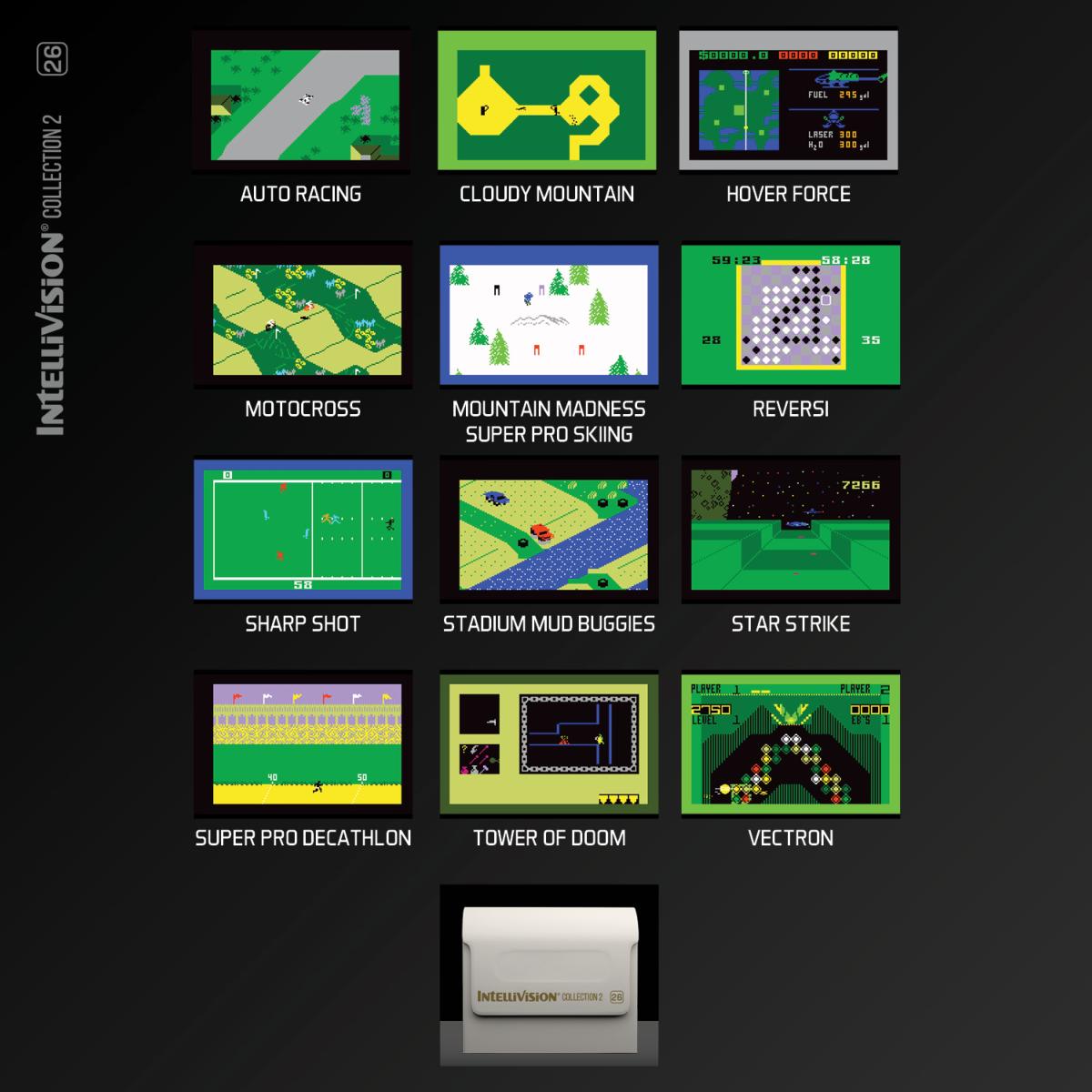 Blaze Evercade - Intellivision Cartridge 2 - Cartouche n° 26 - Jeux Rétro - Evercade - Shop Just for Games