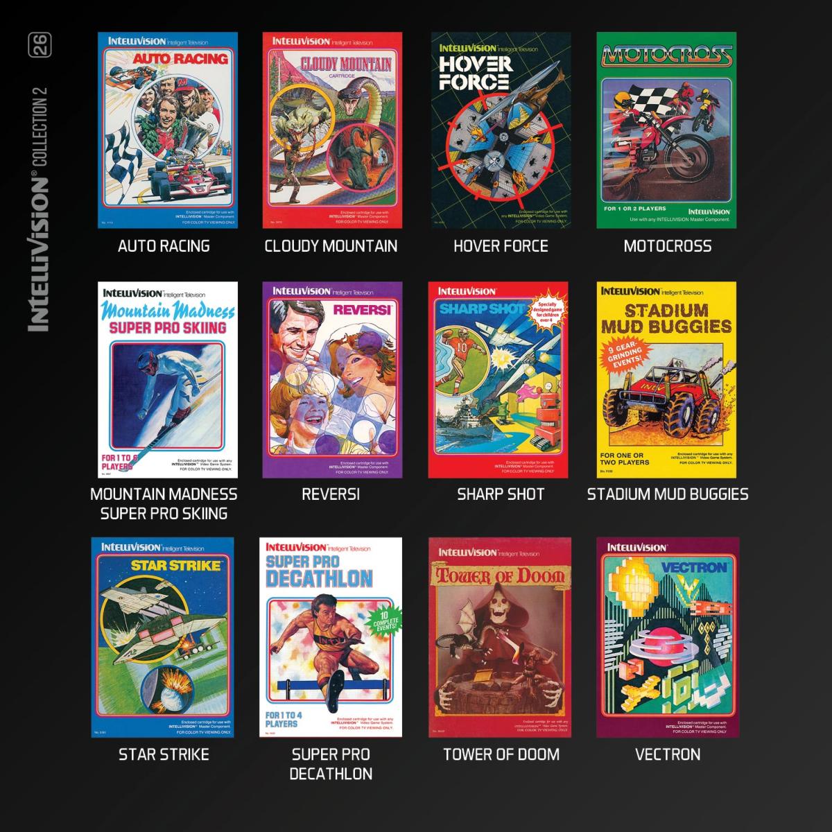Blaze Evercade - Intellivision Cartridge 2 - Cartouche n° 26 - Jeux Rétro - Evercade - Shop Just for Games