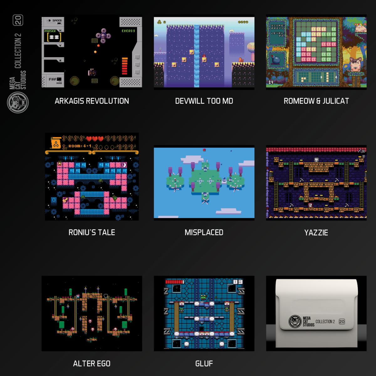 Blaze Evercade - Mega Cat Studios Collection 2 - Cartouche n° 20 - Jeux Rétro - Evercade - Shop Just for Games