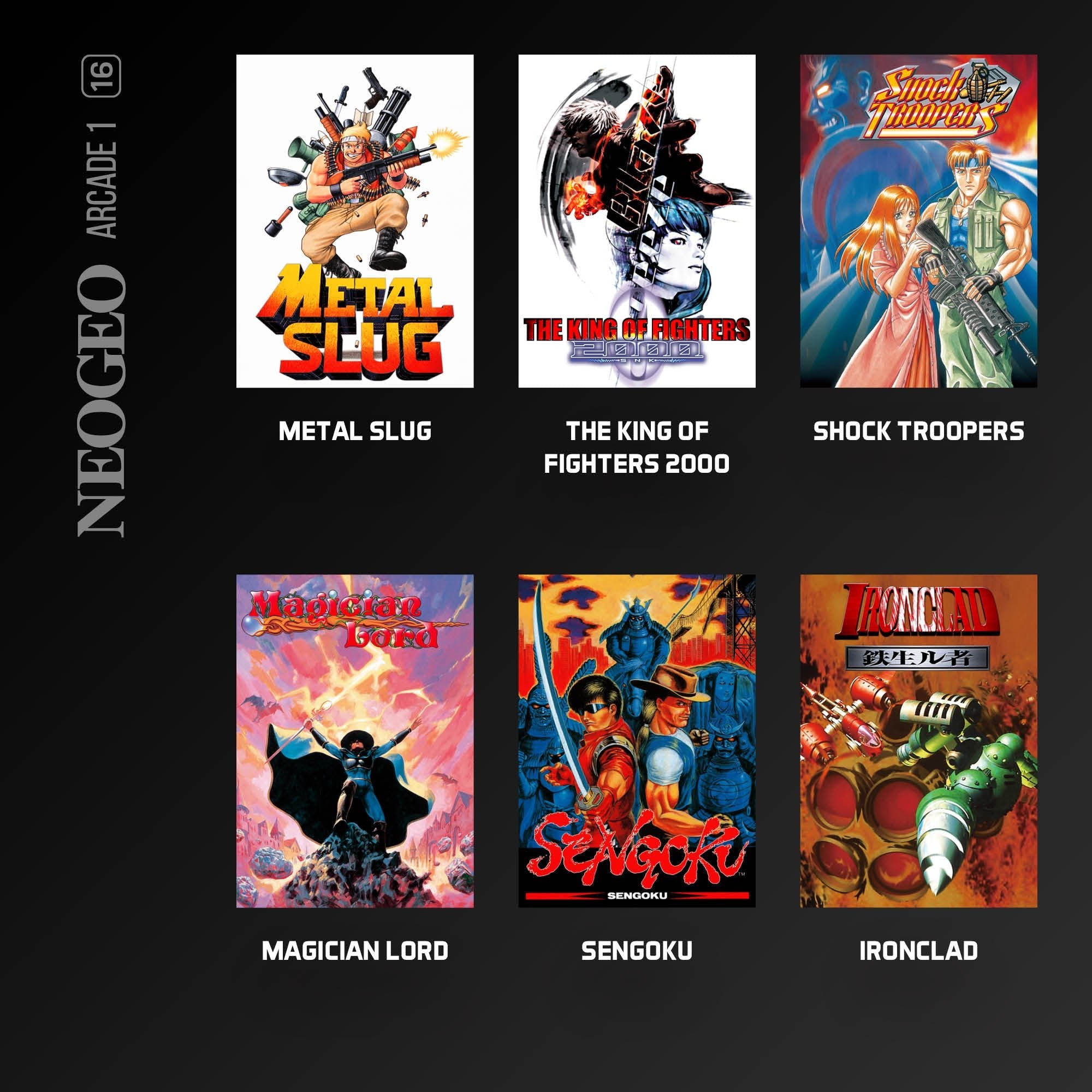 Blaze Evercade - NEOGEO Arcade 1 - Cartouche n°16 - Jeux Rétro - Evercade - Shop Just for Games