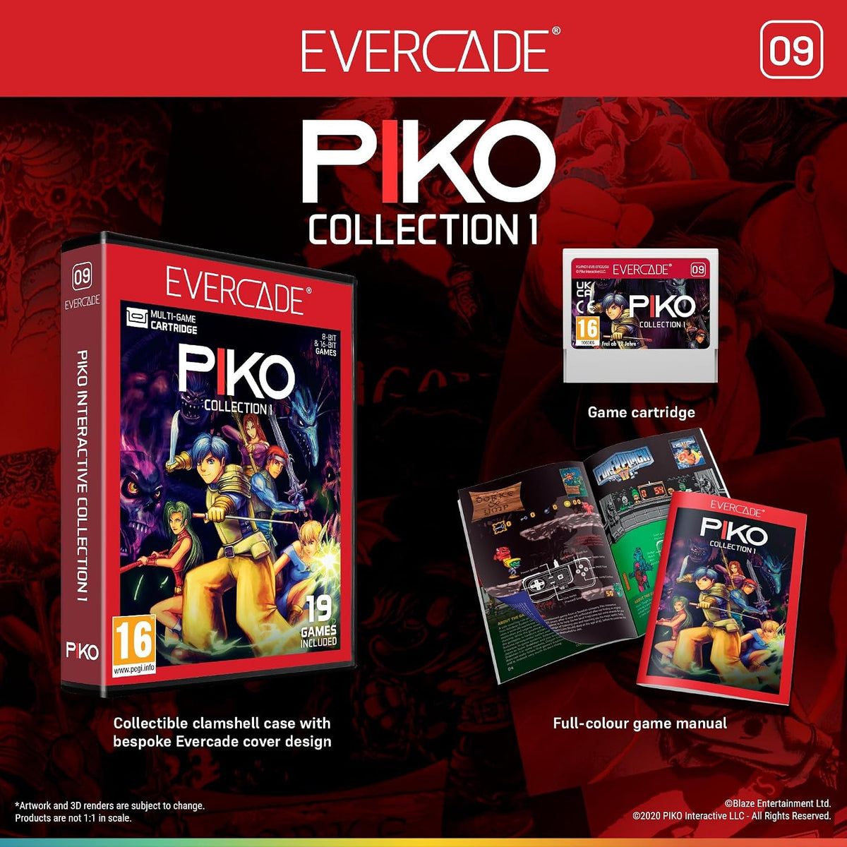 Blaze Evercade - Piko Collection 1 Réédition - Cartouche n°09 - Jeux Rétro - Evercade - Shop Just for Games