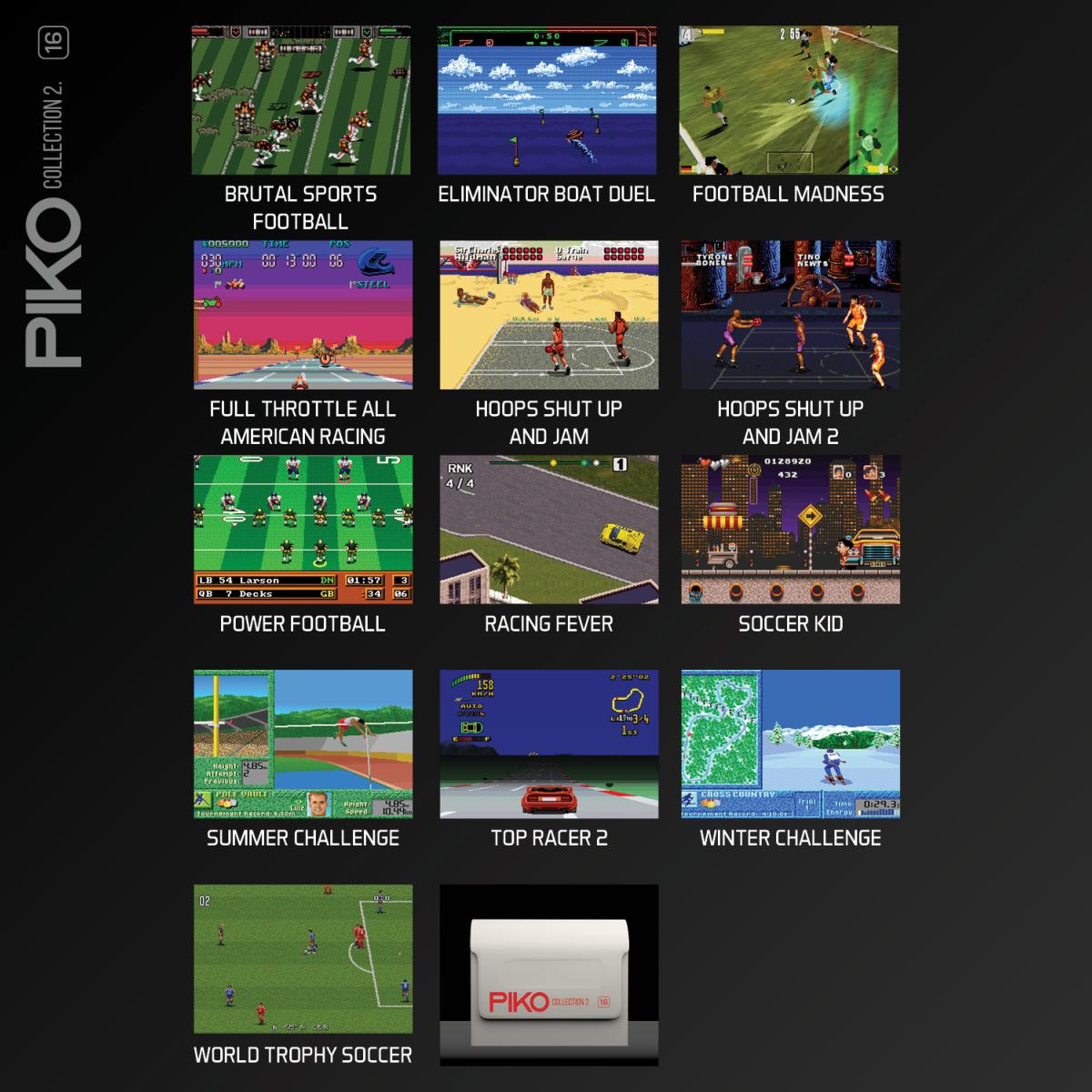 Blaze Evercade - Piko Collection 2 - Cartouche n° 16 - Jeux Rétro - Evercade - Shop Just for Games