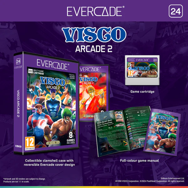 Blaze Evercade - VISCO Arcade Collection 2 - Cartouche n°24 - Jeux Rétro - Evercade - Shop Just for Games